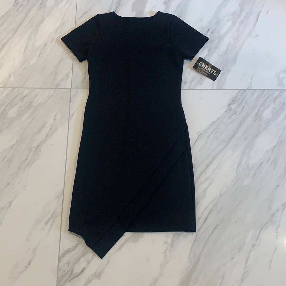 Cheryl black woman’s midi dress size small